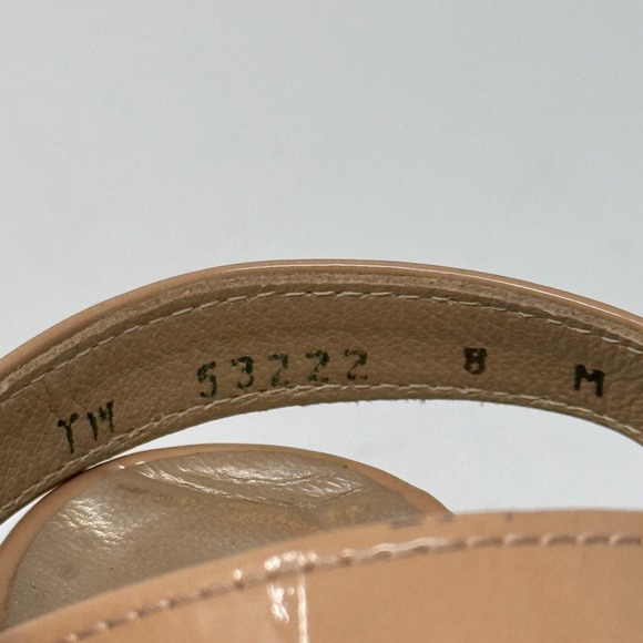 Stuart Weitzman Nextwedge Adobe Aniline Leather Sandals Size 8 - Picture 4 of 9